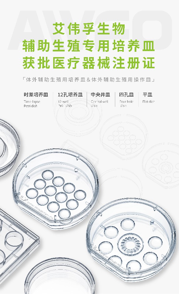 喜報(bào) | 艾偉孚生物輔助生殖專用培養(yǎng)皿已獲批醫(yī)療器械注冊(cè)證！